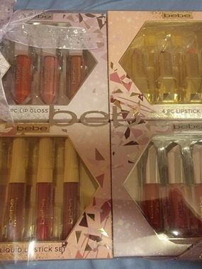 bebe Lip Collection Set - Pink, Nude & Red Shades